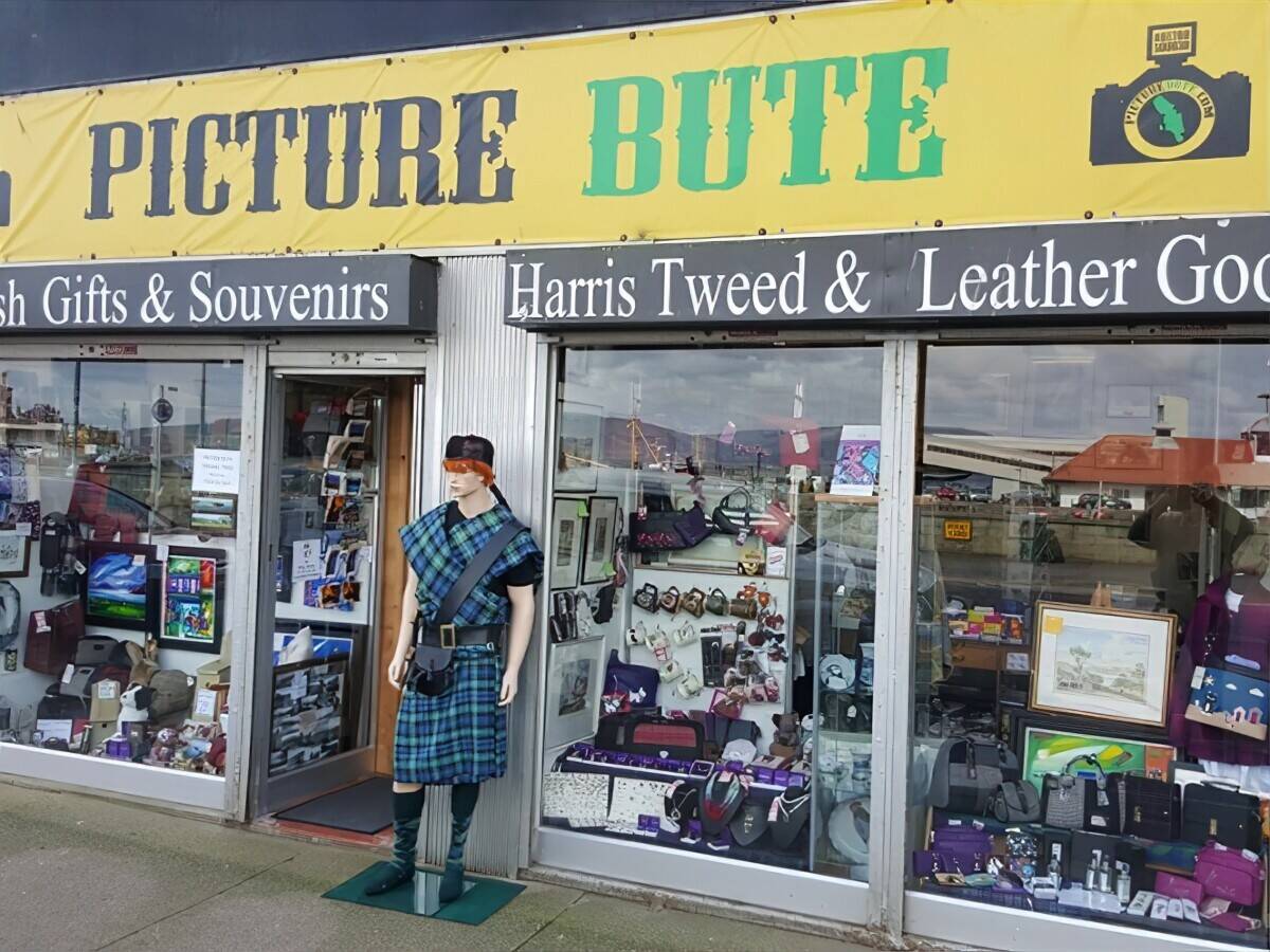 Front exterior of Picture Bute in Rothesay